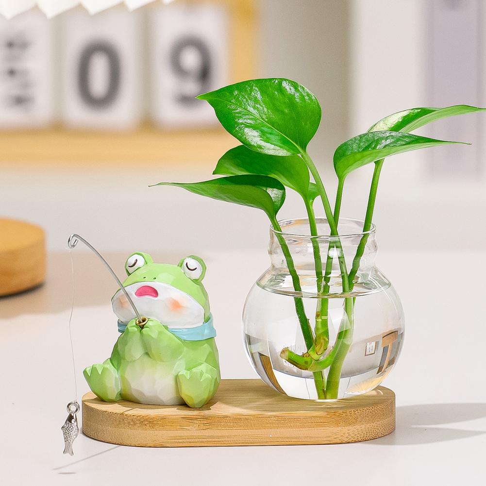 Cute Resin Figurines Mini Plan - Propagation Station Vase ulasan dan harga