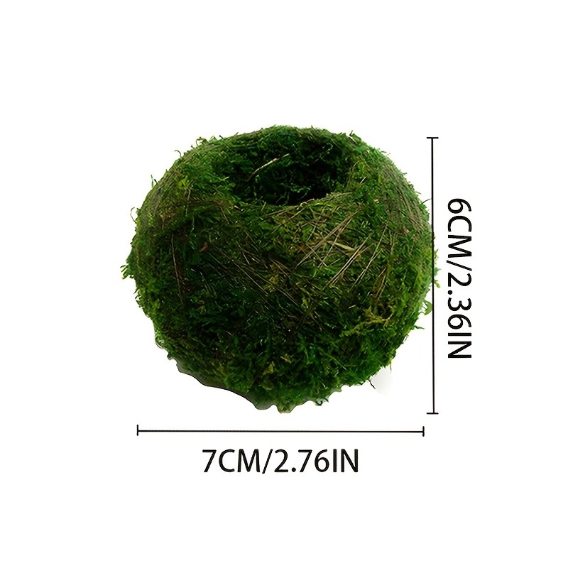 Artificial Moss Ball Planter,  - Sphagnum Moss Dry ulasan dan harga