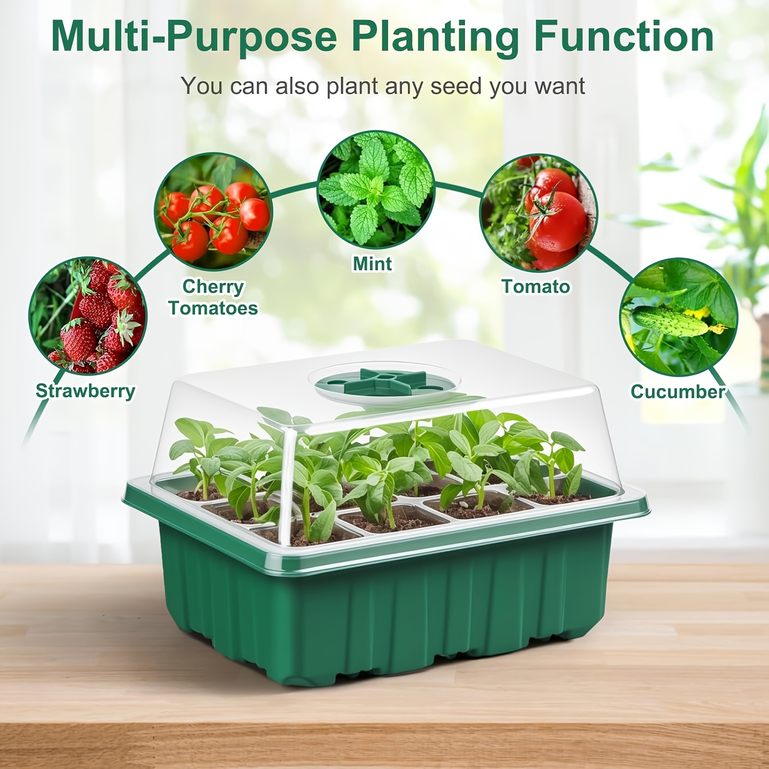 Heavy Duty Seed Starter Kit, P - Humidity Dome Kit ulasan dan harga