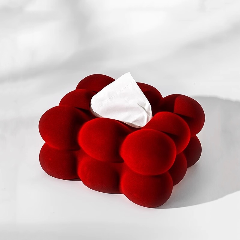 Flocked Tissue Box Geometrical - Agar Tissue Culture ulasan dan harga