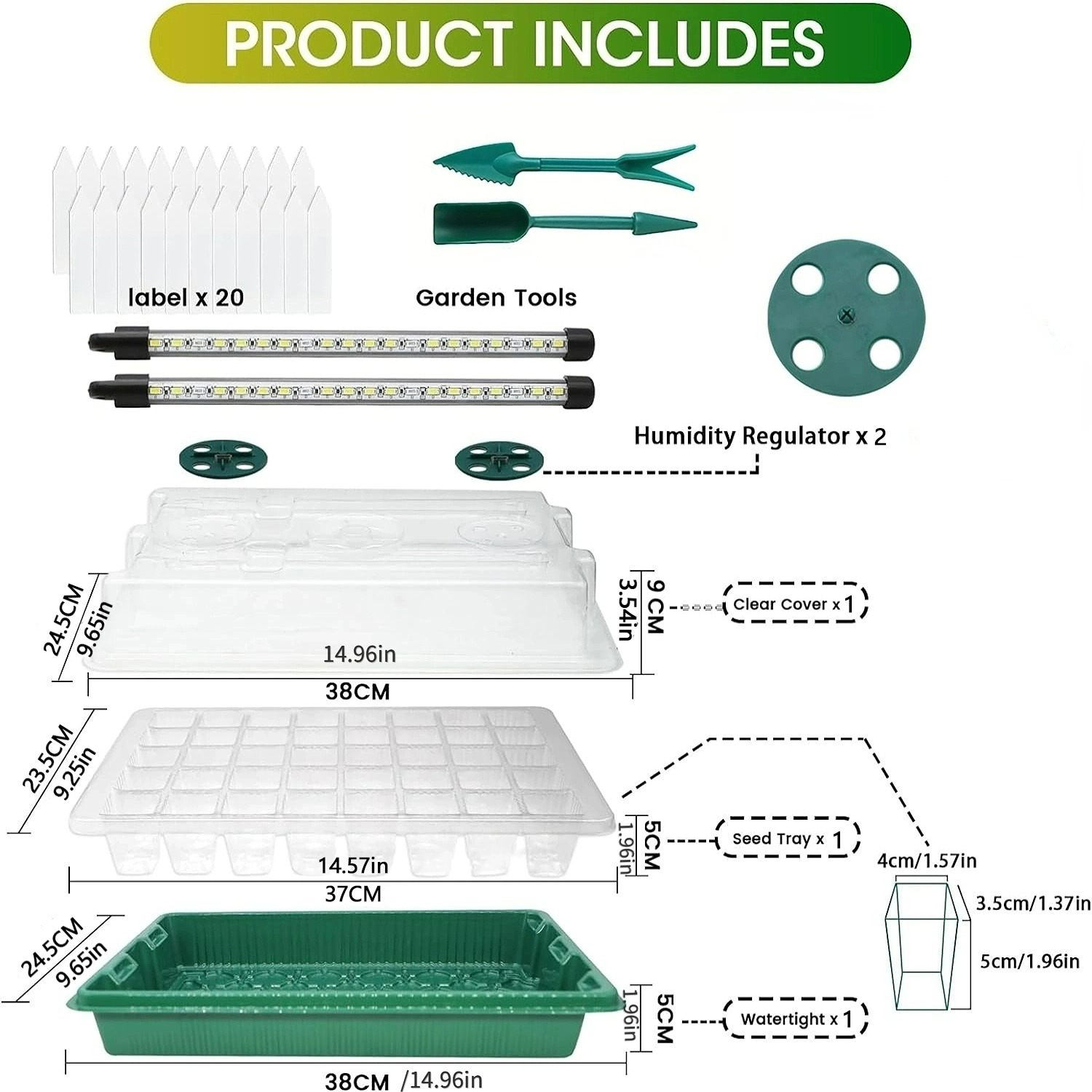 Seed Starter Tray with Grow Li - Humidity Dome Kit ulasan dan harga