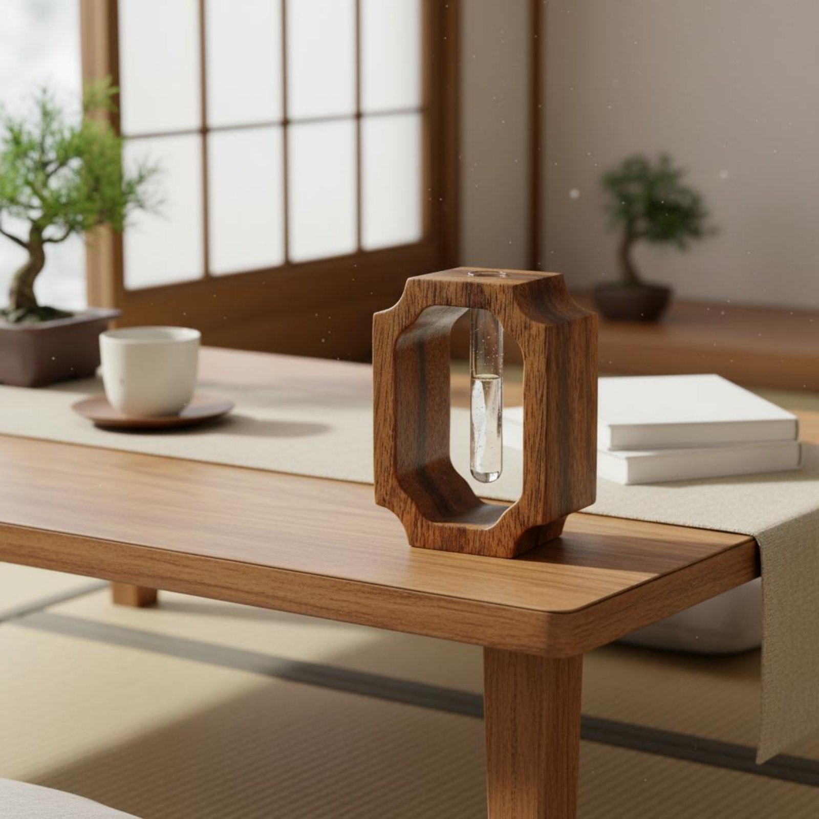 Walnut Wood Vase Easy to Clean - Propagation Station Vase ulasan dan harga