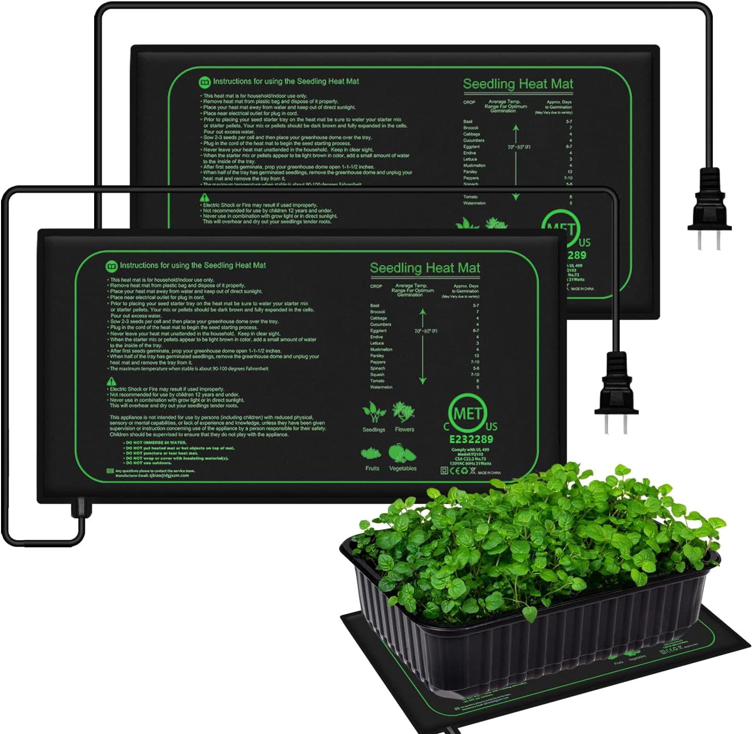 10/25/50CM Seedling Heat Mat I - Rooting Gel Clone ulasan dan harga