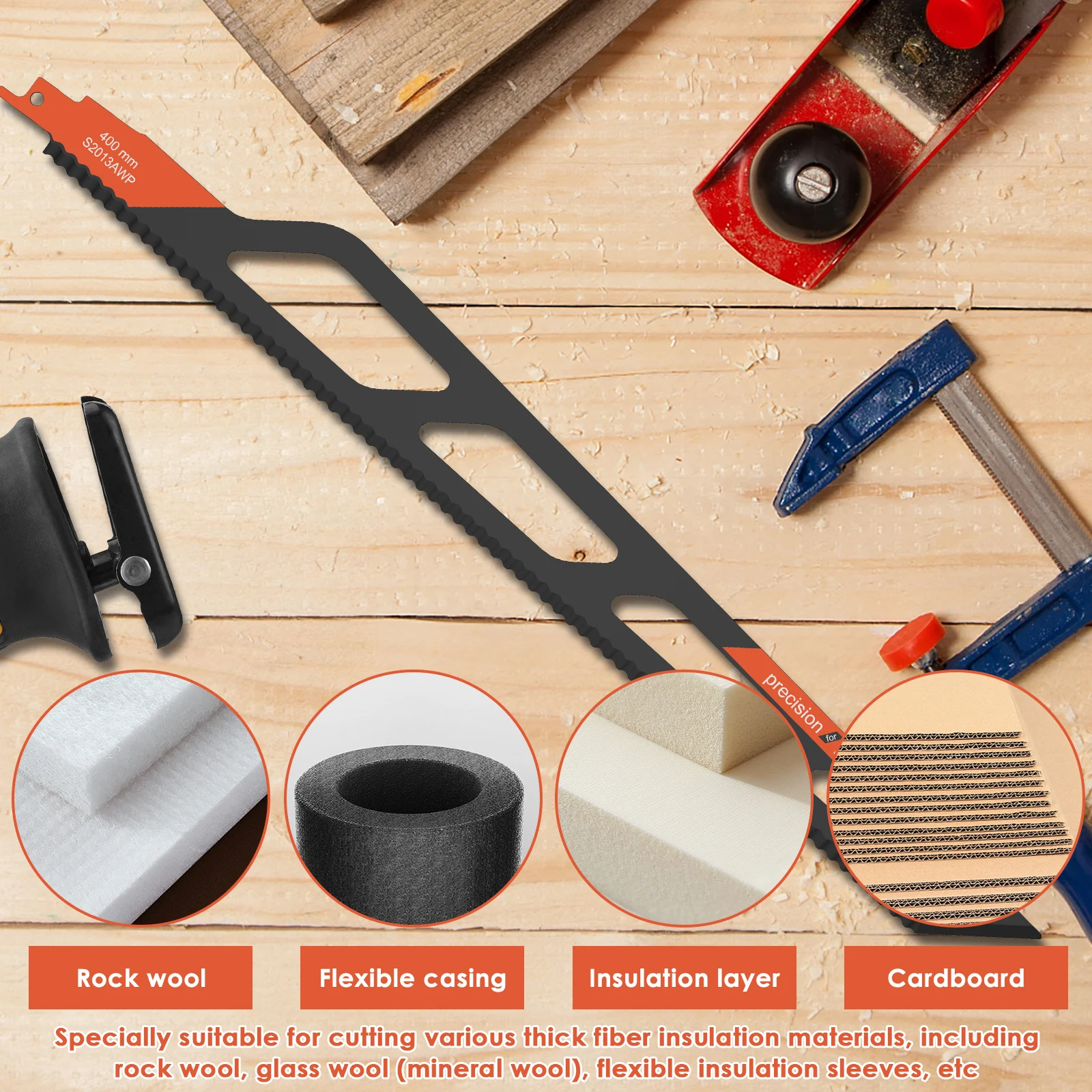 16inch/400mm Reciprocating Saw - Cutting Board Foam ulasan dan harga