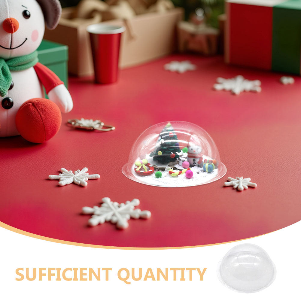 30Pcs DIY Clear Plastic Dome C - Plastic Dome Clear ulasan dan harga