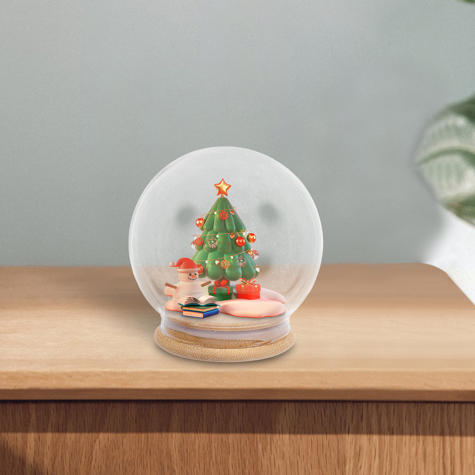 Glass Dome Eternal Flower Disp - Plastic Dome Clear ulasan dan harga